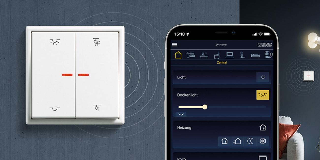 KNX RF Taster bei DS Haustechnik GmbH in Wiesbaden